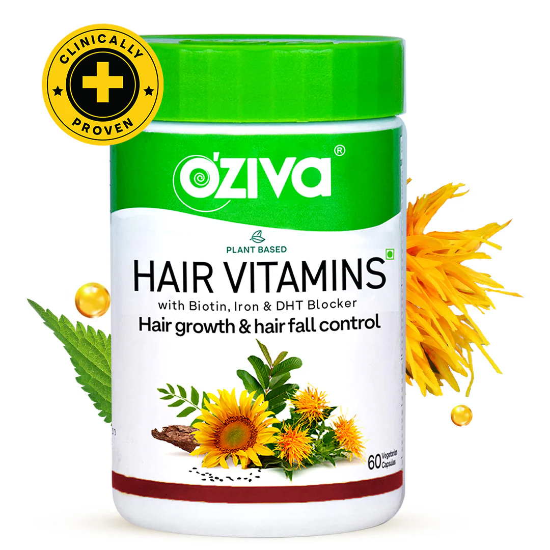 Hair Vitamins for Hair Growth, a plant-based supplement from Plantvita
